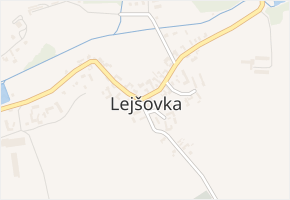 Lejšovka v obci Lejšovka - mapa části obce