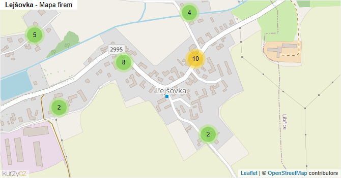 Lejšovka - mapa firem