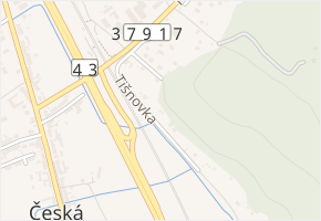 Tišnovka v obci Lelekovice - mapa ulice