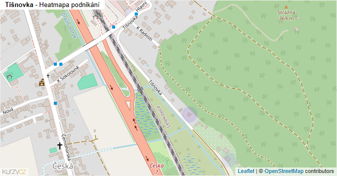 Tišnovka - mapa podnikání