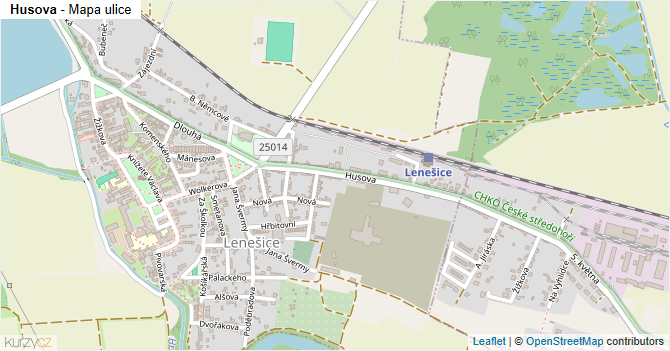 Husova - mapa ulice