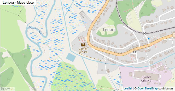 Lenora - mapa obce