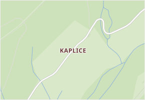 Kaplice v obci Lenora - mapa části obce