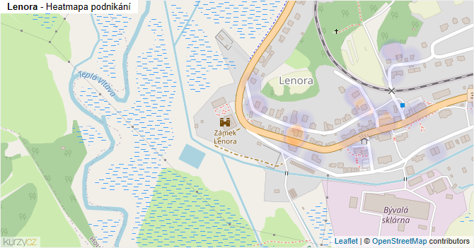Lenora - mapa podnikání