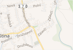 nám. Hrdinů v obci Leština - mapa ulice