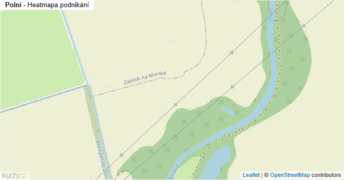 Polní - mapa podnikání
