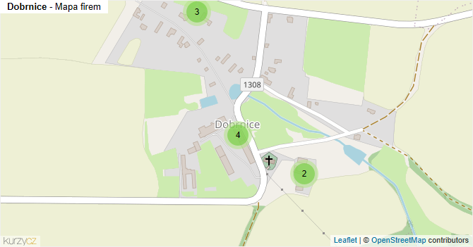 Dobrnice - mapa firem