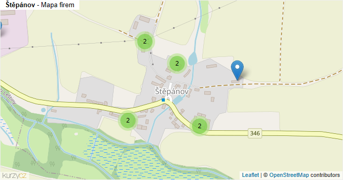 Štěpánov - mapa firem