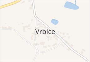 Vrbice v obci Leština u Světlé - mapa části obce
