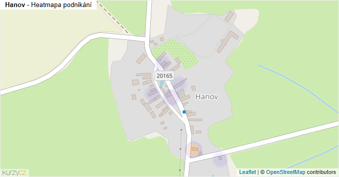 Hanov - mapa podnikání