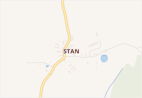 Stan v obci Lestkov - mapa části obce