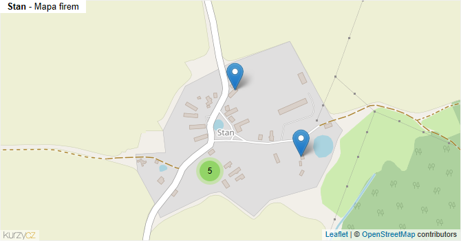 Stan - mapa firem