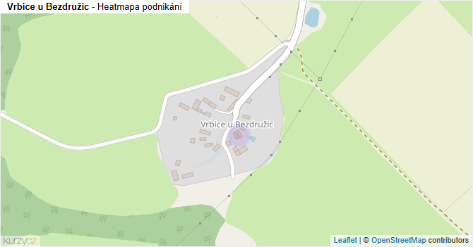 Vrbice u Bezdružic - mapa podnikání