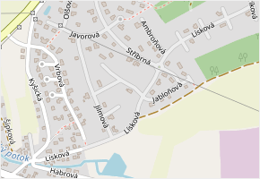 Hlohová v obci Letkov - mapa ulice