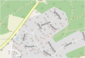 Lipová v obci Letkov - mapa ulice
