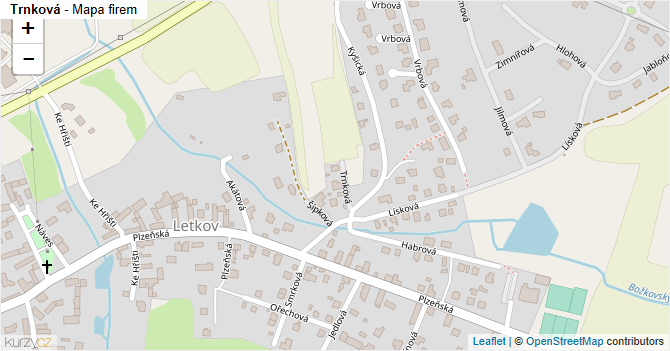 Trnková - mapa firem