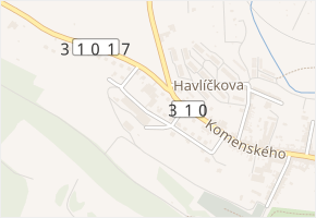 Na Stráni v obci Letohrad - mapa ulice