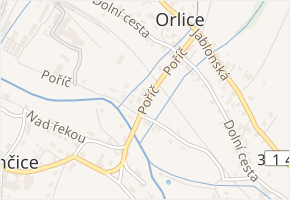 Poříč v obci Letohrad - mapa ulice