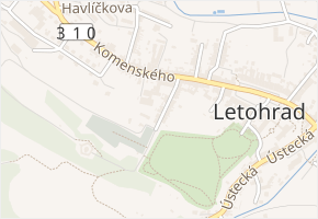Svatojánská v obci Letohrad - mapa ulice