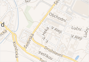 U Dvora v obci Letohrad - mapa ulice