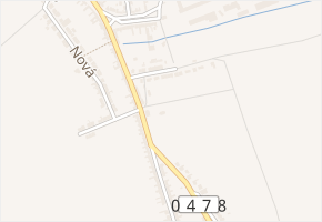 Horany v obci Letonice - mapa ulice