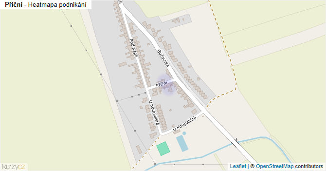 Příční - mapa podnikání