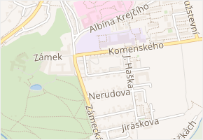 Bezručova v obci Letovice - mapa ulice