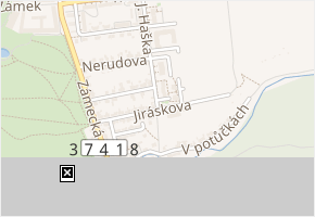 Jiráskova v obci Letovice - mapa ulice