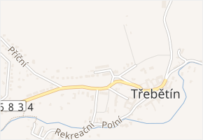 Na čtvrtkách v obci Letovice - mapa ulice
