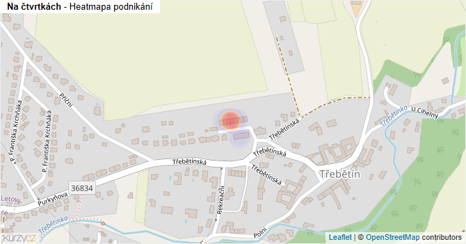 Na čtvrtkách - mapa podnikání
