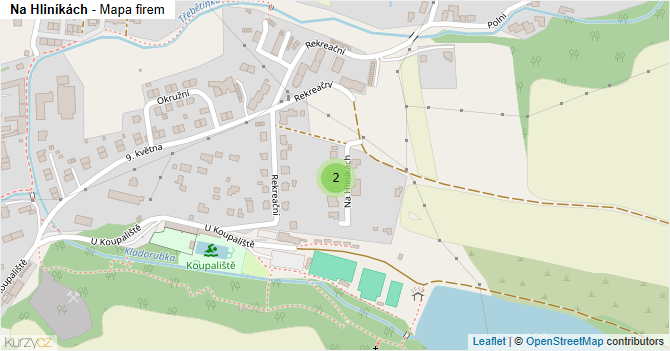 Na Hliníkách - mapa firem