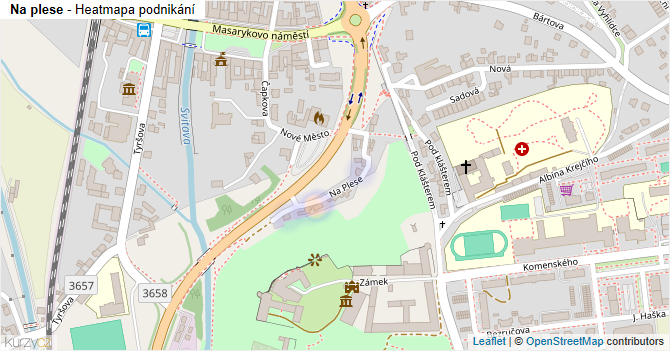 Na plese - mapa podnikání