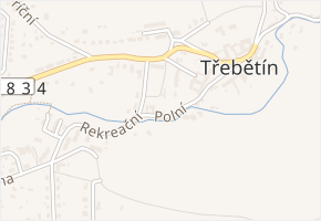 Polní v obci Letovice - mapa ulice