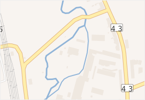 Pražská v obci Letovice - mapa ulice
