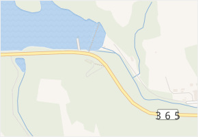 Přehrada v obci Letovice - mapa ulice