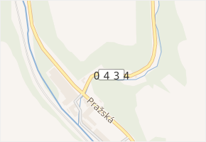 Údolní v obci Letovice - mapa ulice