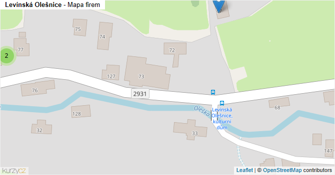 Levínská Olešnice - mapa firem