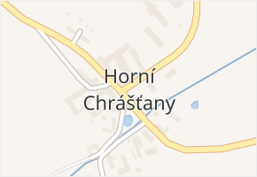 Horní Chrášťany v obci Lhenice - mapa části obce