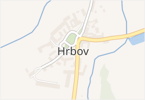Hrbov v obci Lhenice - mapa části obce