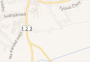 Na Sušárně v obci Lhenice - mapa ulice