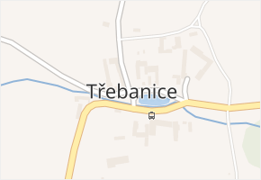 Třebanice v obci Lhenice - mapa části obce