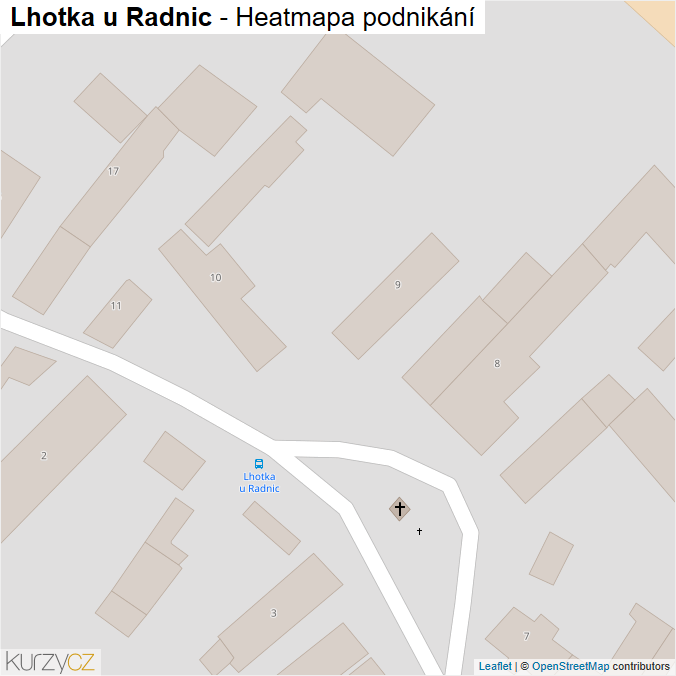 Mapa Lhotka u Radnic - Firmy v obci.
