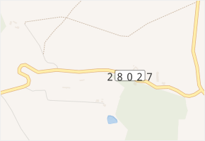 Na Horách v obci Libáň - mapa ulice