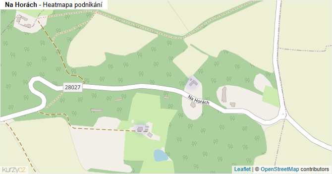 Na Horách - mapa podnikání