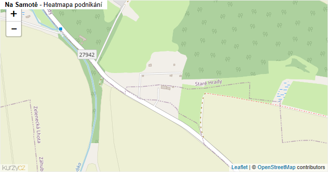 Na Samotě - mapa podnikání