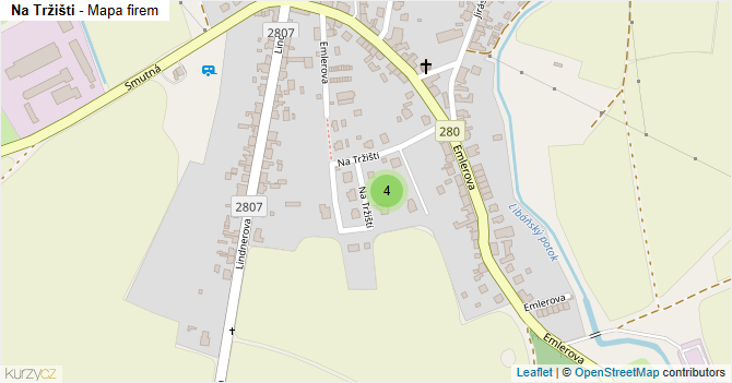 Na Tržišti - mapa firem