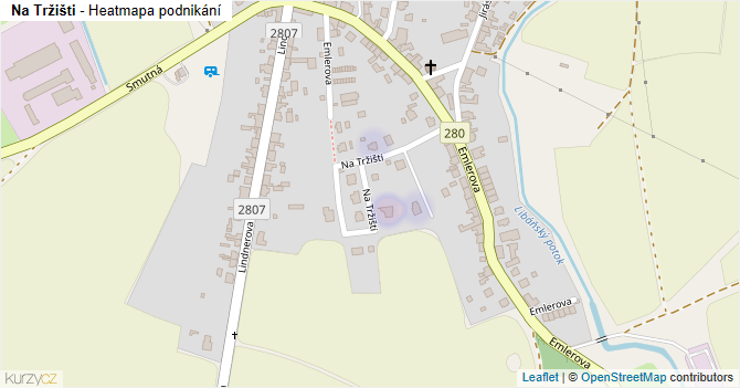 Na Tržišti - mapa podnikání