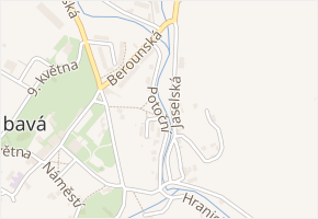 Potoční v obci Město Libavá - mapa ulice