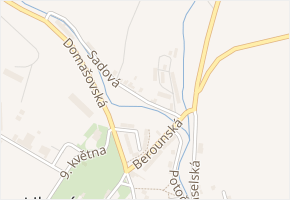 Sadová v obci Město Libavá - mapa ulice