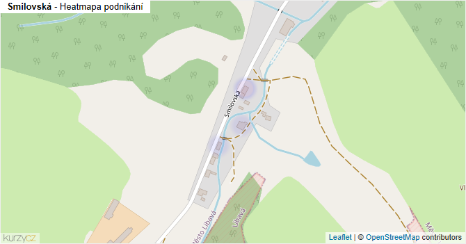 Smilovská - mapa podnikání